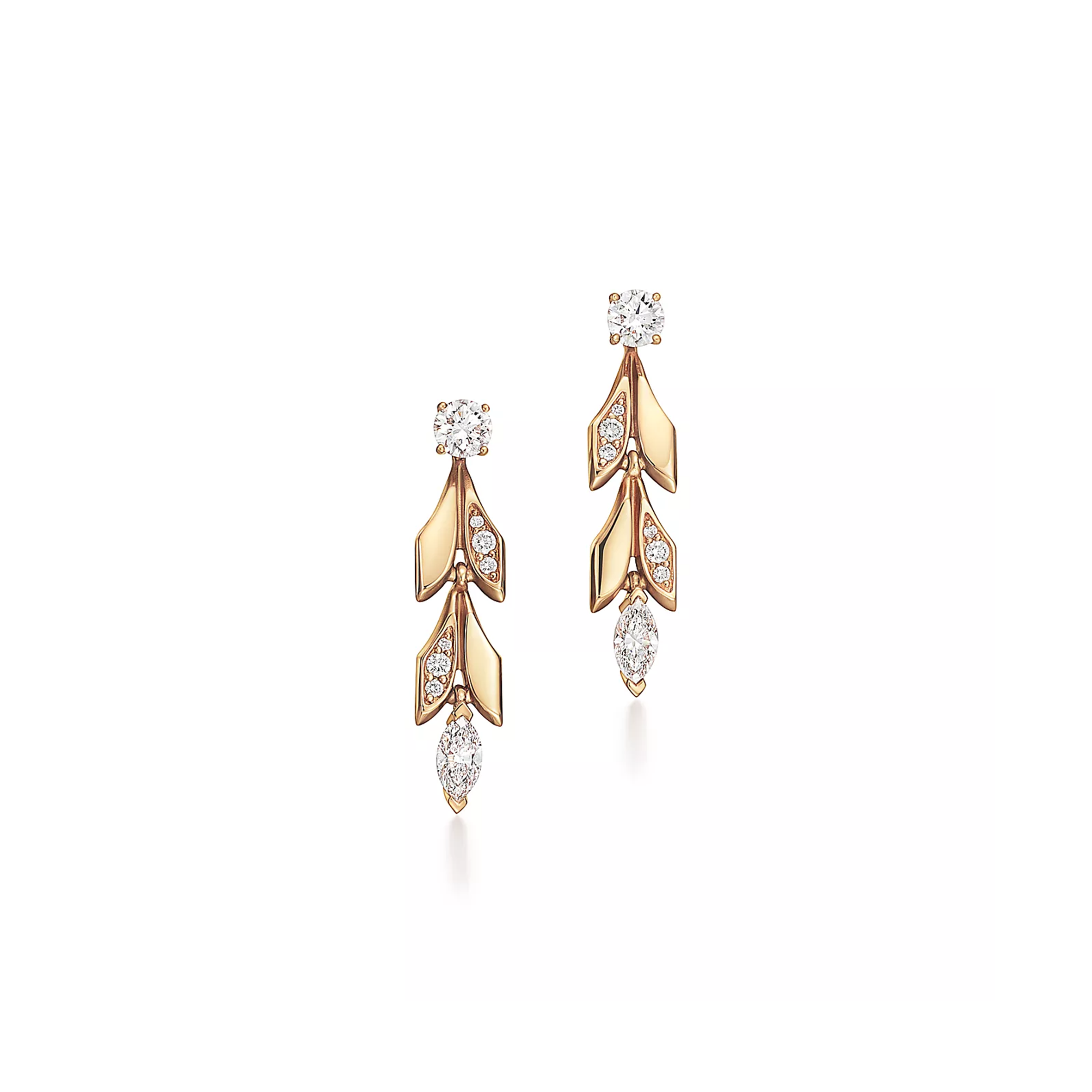 TIFFANY VICTORIA™ VINE CONVERTIBLE DROP EARRINGS 69523560